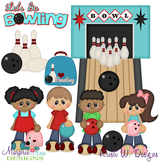 Let's Go Bowling SVG Cutting Files Includes Clipart - Click Image to Close